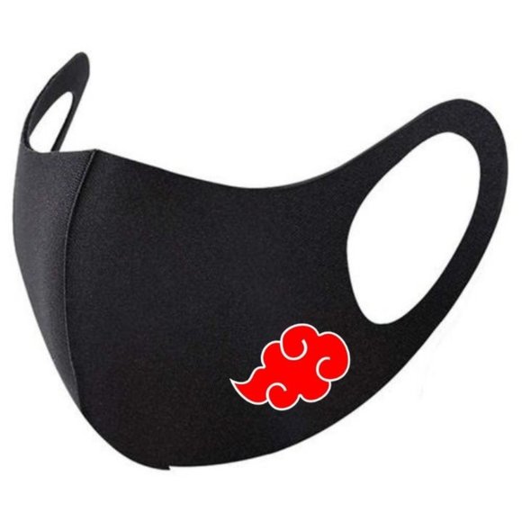 Handmade Accessories Naruto Akatsuki Cloud Face Mask Poshmark